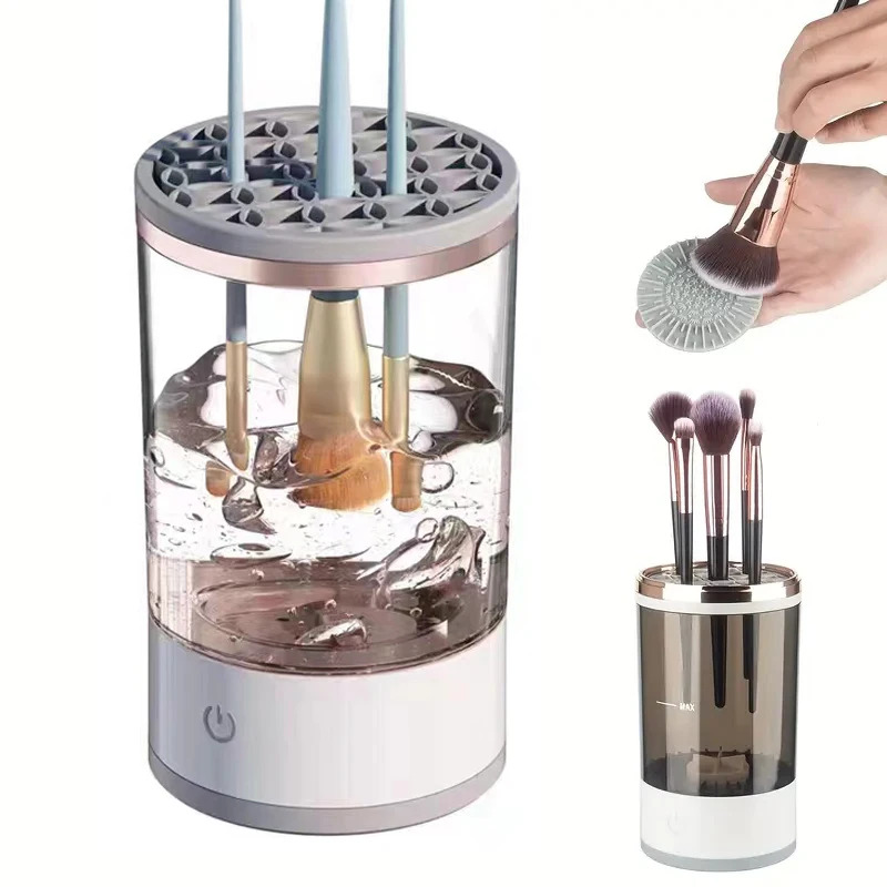 Beauty Makeup Brushes - Pembersih Kuas Makeup Elektrik Otomatis USB