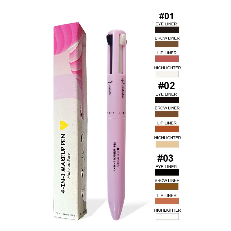 Beauty Makeup Drawing - 4 In 1 Pensil Alis Lip