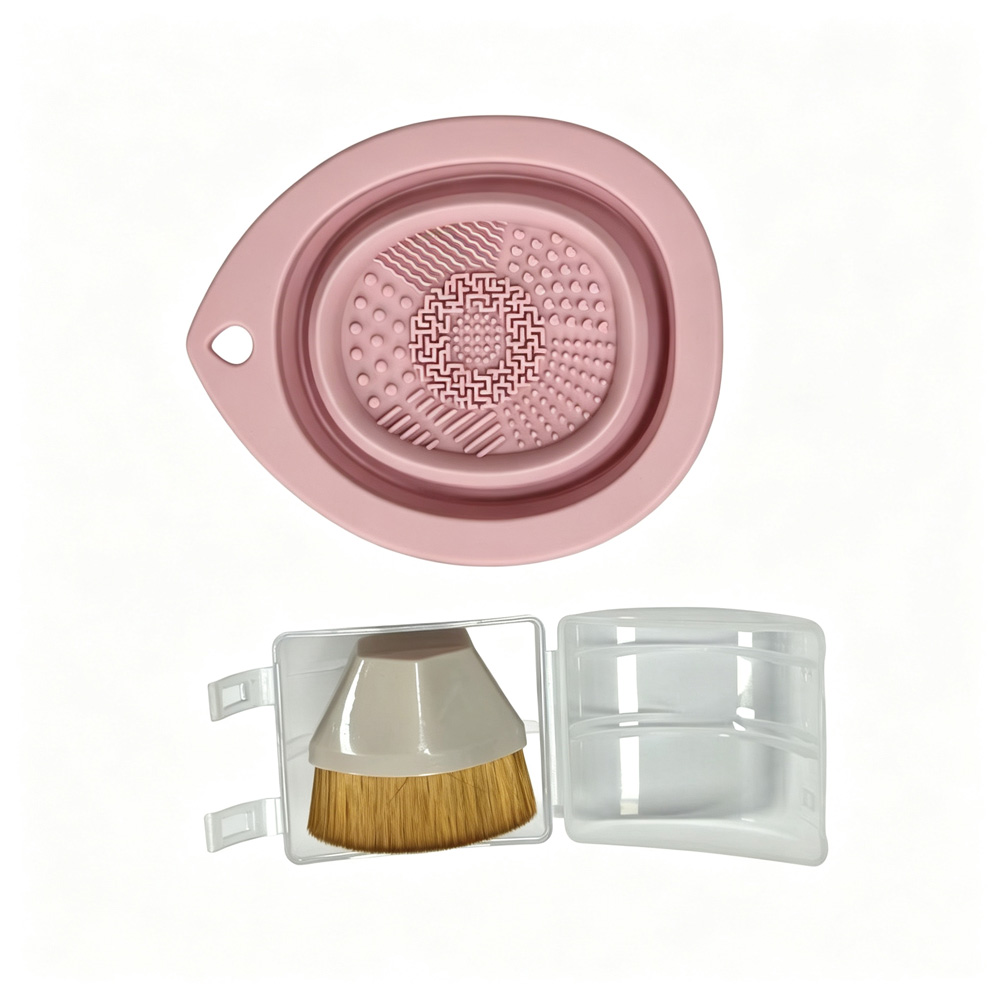 Makeup Brush Set - vvocci Set Mangkuk Pembersih Kuas Foundation