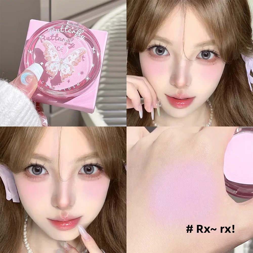 Beauty Makeup Look - Palet Blush 3 Warna Romantic Butterfly,