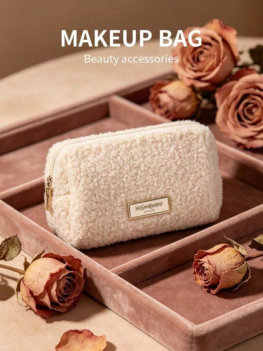 Ysl Beauty Makeup Bag - YSL BEAUTE Tas Kosmetik Teddy Warna