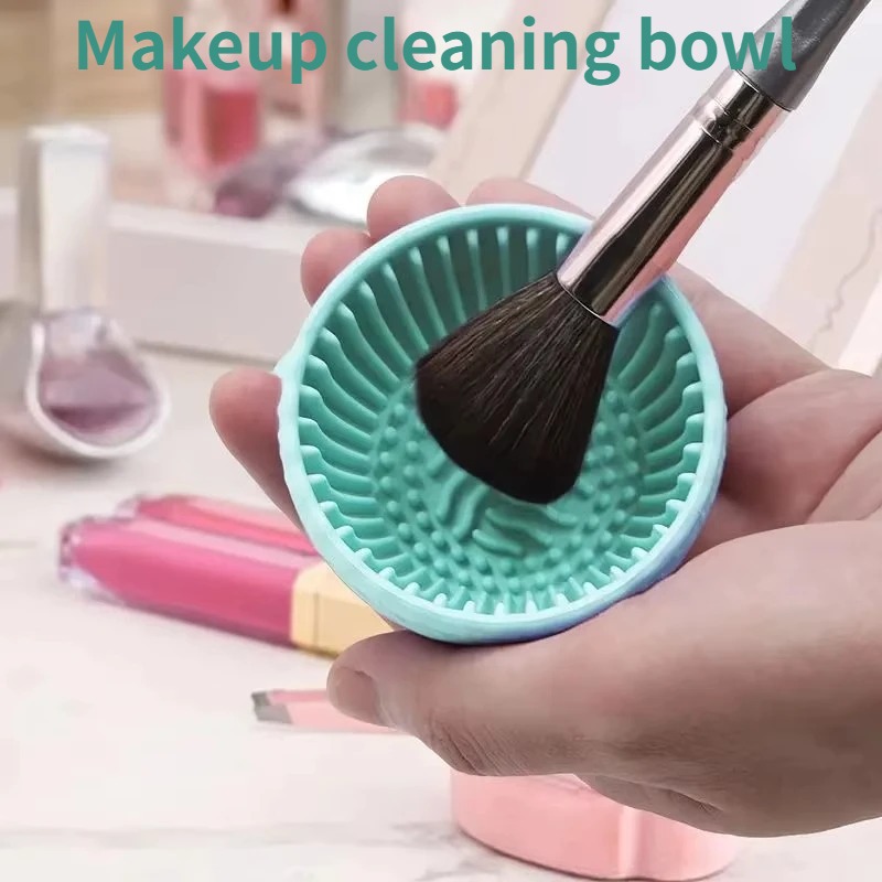 Beauty Makeup Brushes - Mangkuk Pembersih Kuas Makeup Silikon Lembut