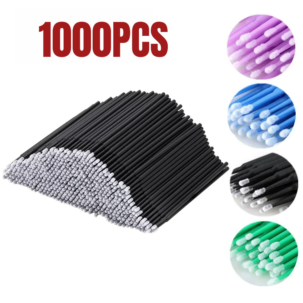 Beauty Makeup Brushes - 1000/500 Buah Sikat Pembersih Bulu Mata