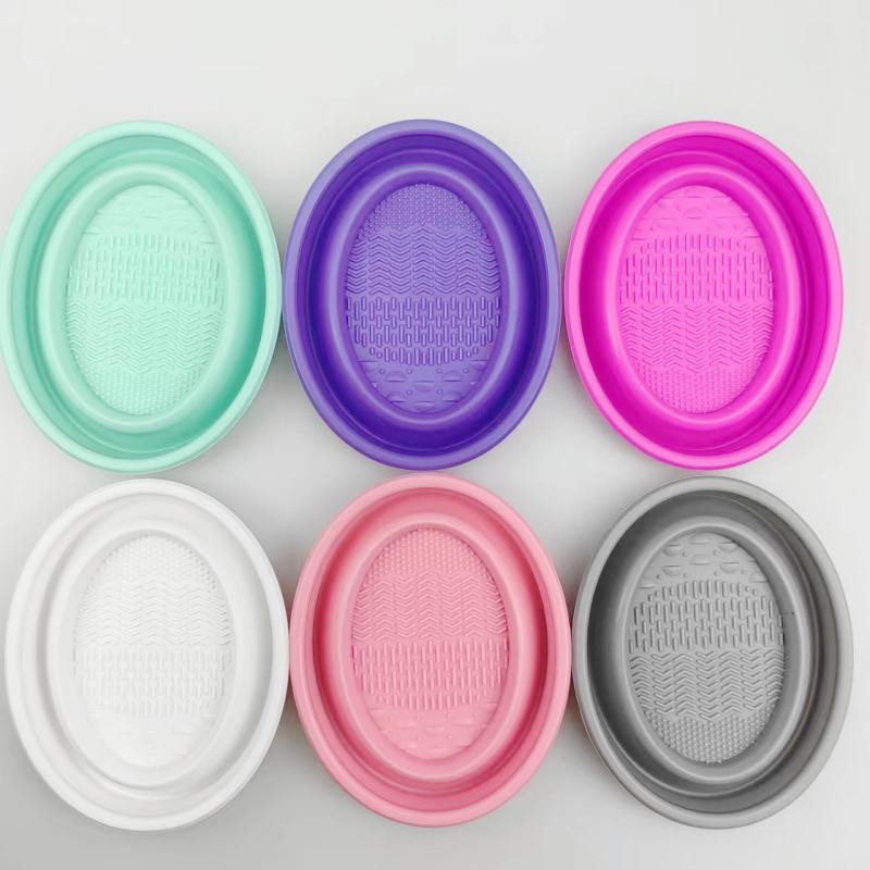 Beauty Makeup Sponge - Kotak Pembersih Kuas Makeup Silikon Lembut,