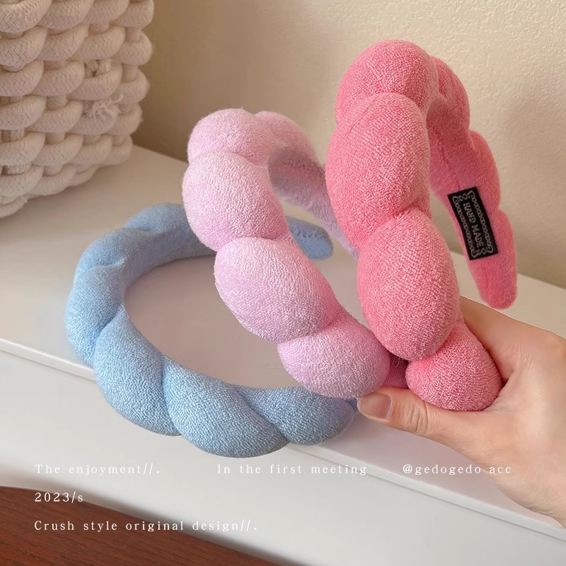 Beauty Makeup Sponge - Bando spons kain beludru untuk wanita,
