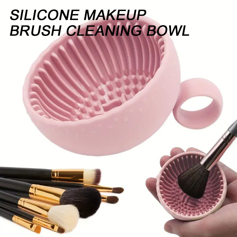 Beauty Makeup Brushes - Pembersih Kuas Makeup Silikon Lembut, Wadah