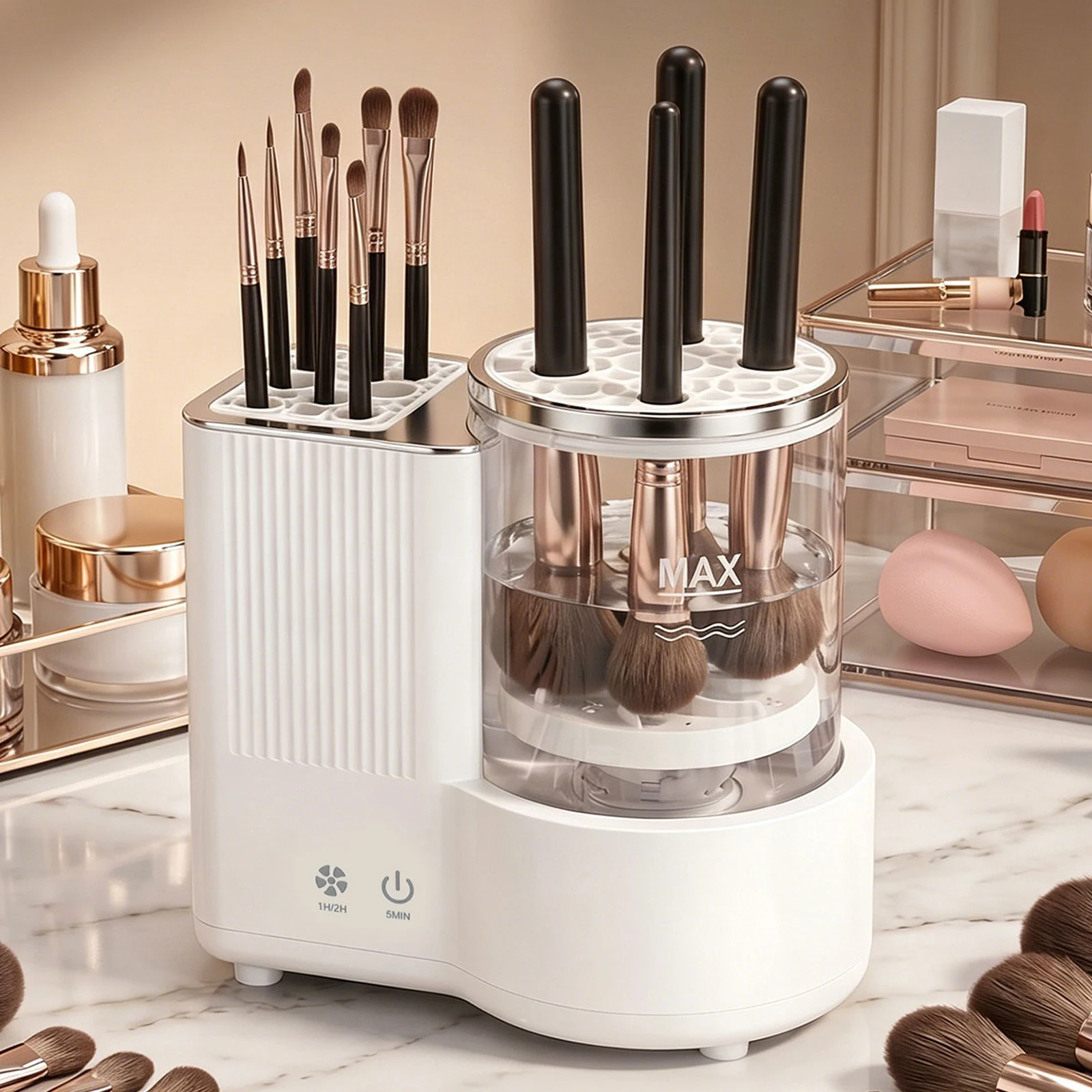 Beauty Makeup Brushes - Mesin Pembersih Kuas Makeup Elektrik 3