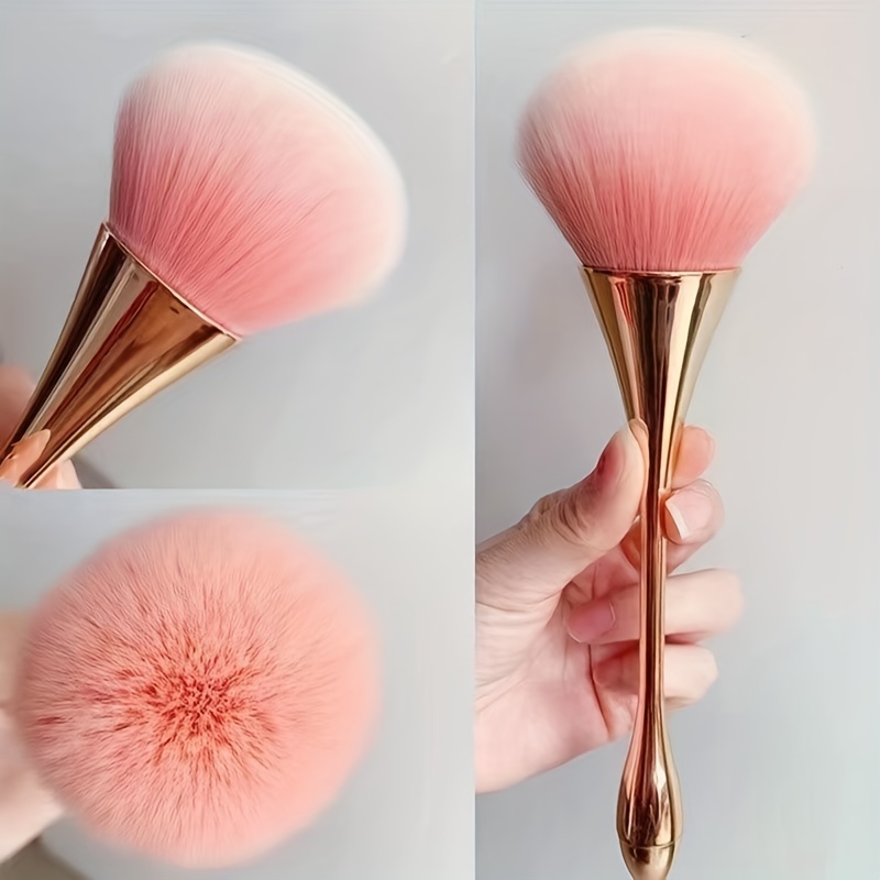 Beauty Flower Makeup - Rose gold Fan kuas Makeup, sikat