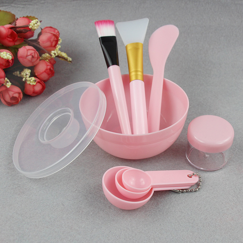 Beauty Makeup Brushes - Z. Set Kuas Masker Wajah, Mangkuk,