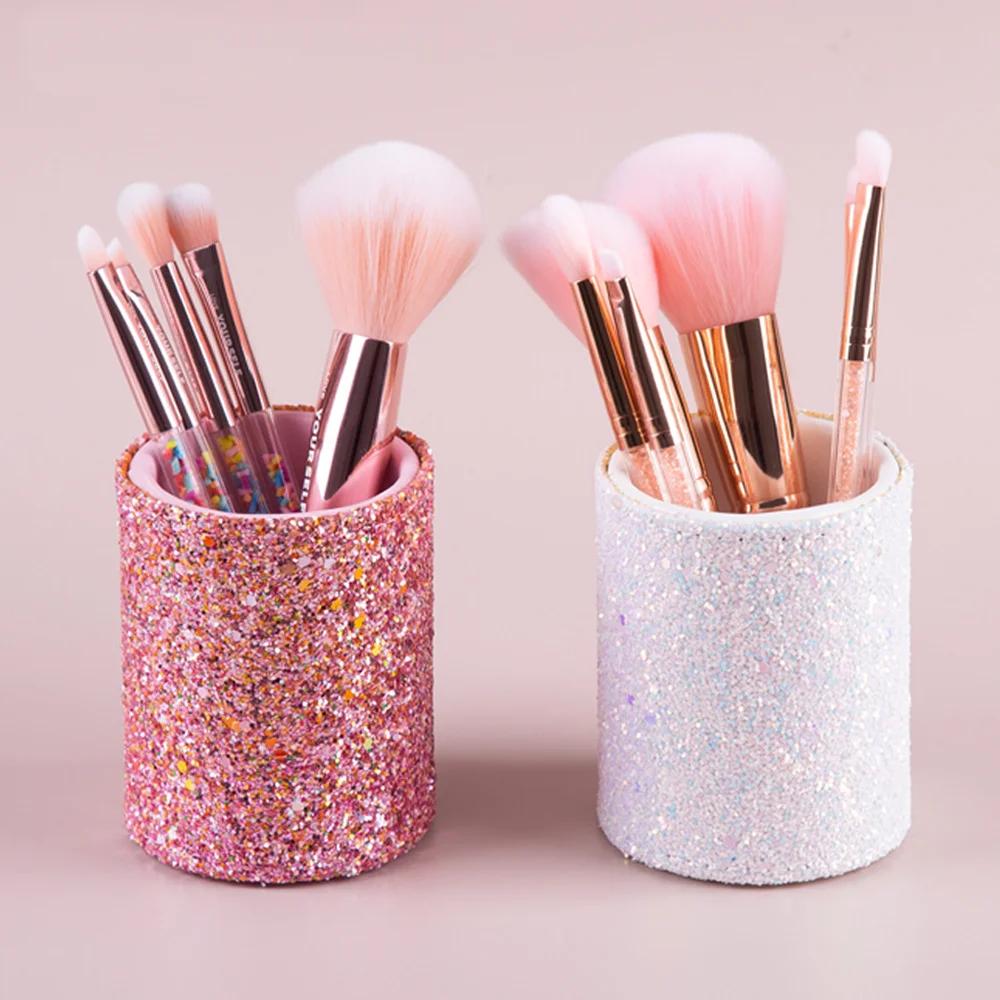 Lip Liner Pencil - Kotak Penyimpanan Kosmetik Berkilau, Wadah Kuas
