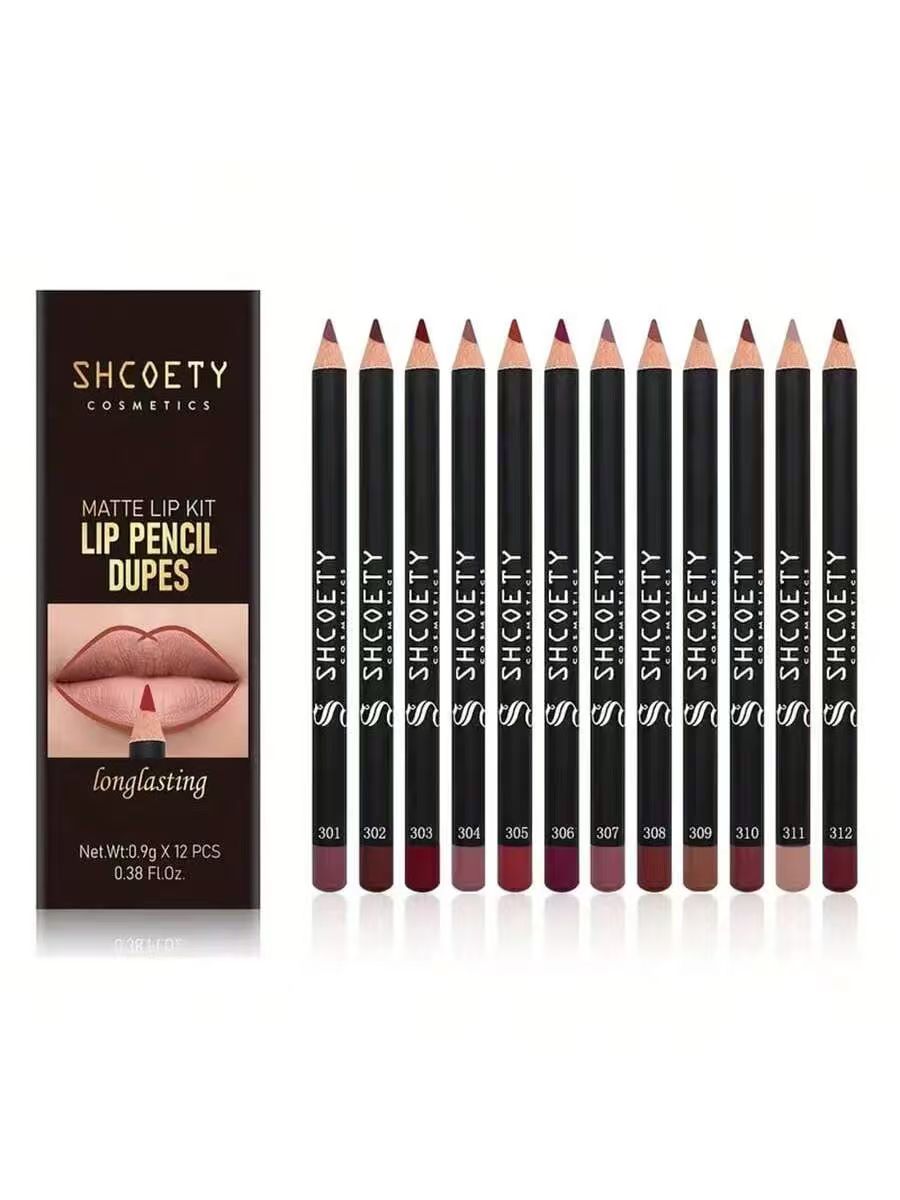 Lip Liner Pencil - SHCOETY Eropa dan Amerika set pensil