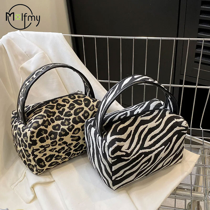 Ysl Beauty Makeup Bag - Tas Makeup macan tutul, kantung kanvas