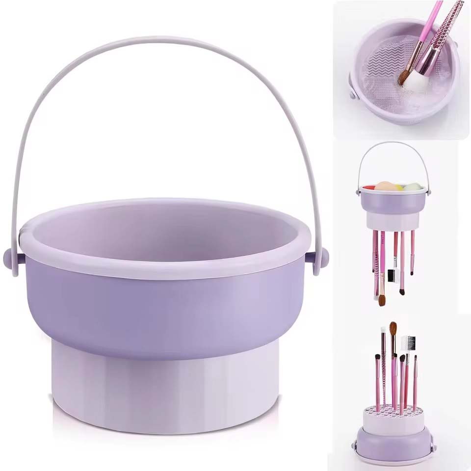 Beauty Makeup Brushes - Set Peralatan Pembersih Kuas Makeup, Alat