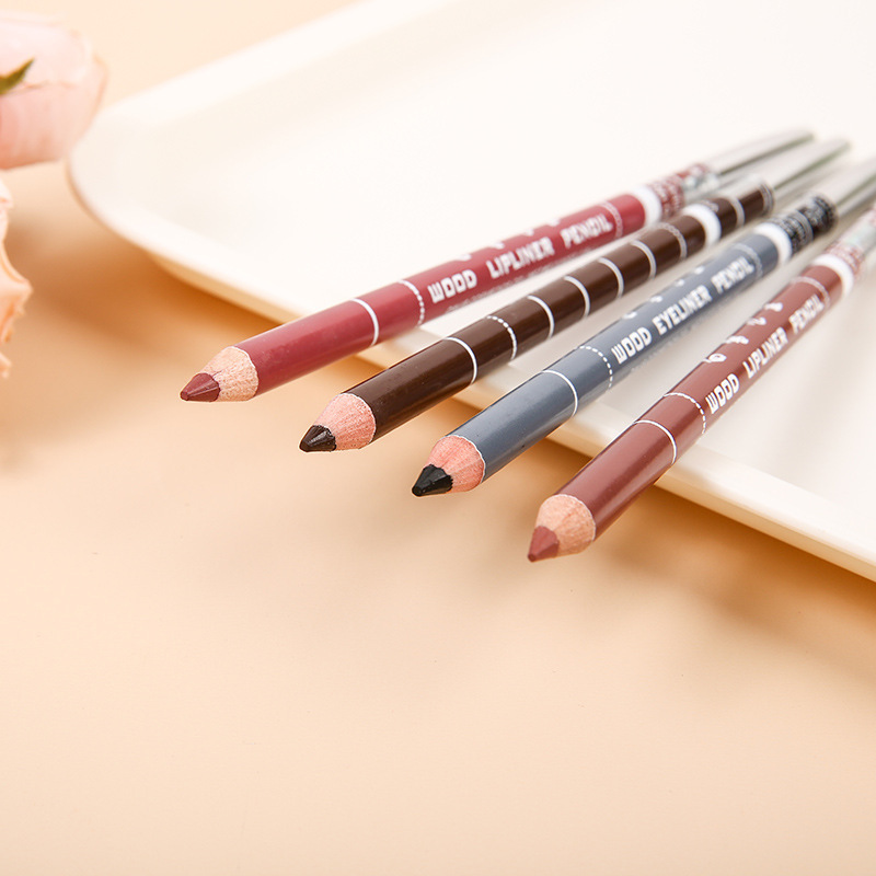 Lip Liner Pencil - 1 Buah Pensil Eyeliner Kayu Profesional