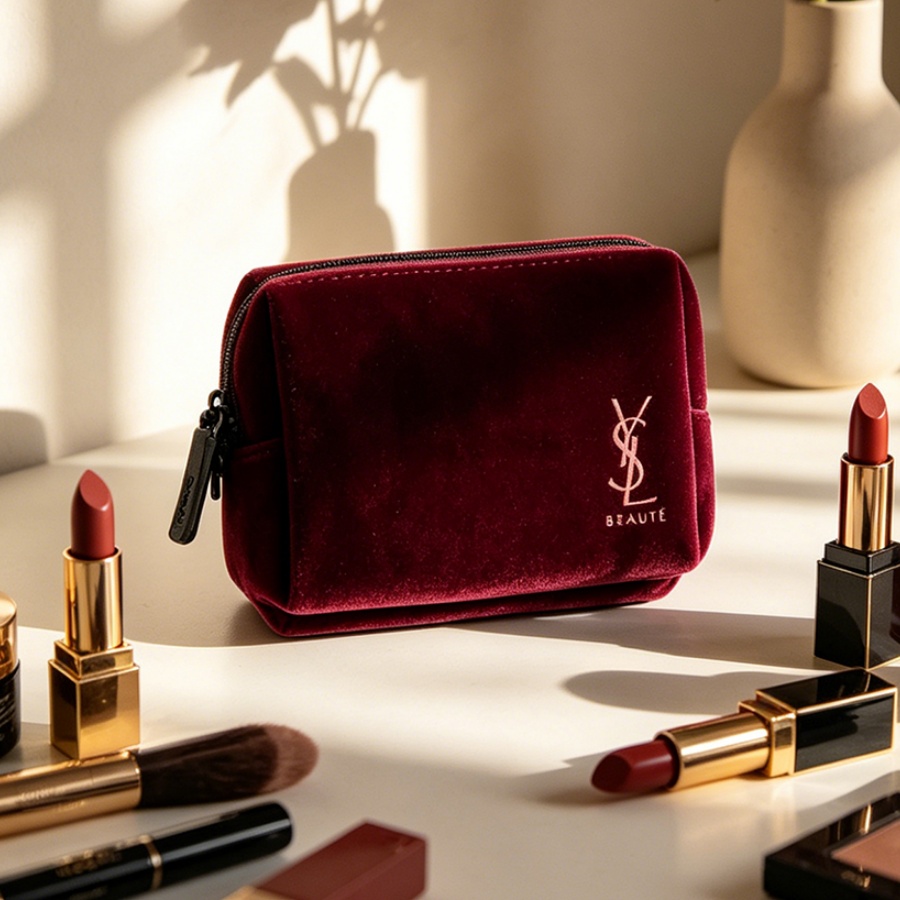 Ysl Beauty Makeup - Tas Kosmetik Persegi Mini Portabel YSL,