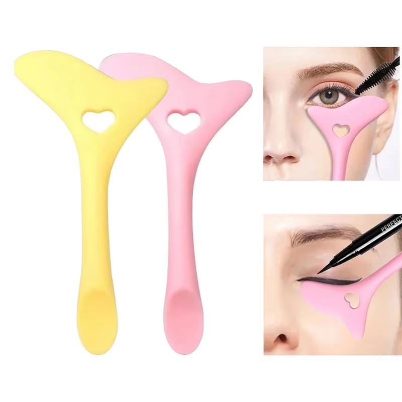 Beauty Makeup Drawing - 1-3pcs Stensil Makeup Eyeliner Silikon, Alat
