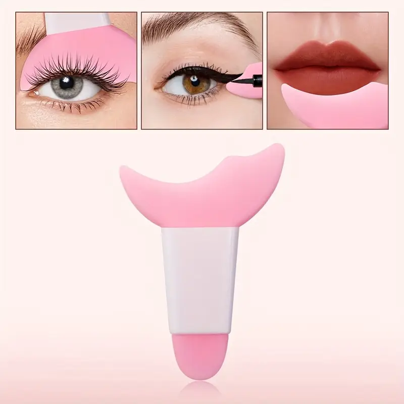 3Pcs Stensil Rias Mata Silikon - Beauty Makeup Drawing ulasan dan harga