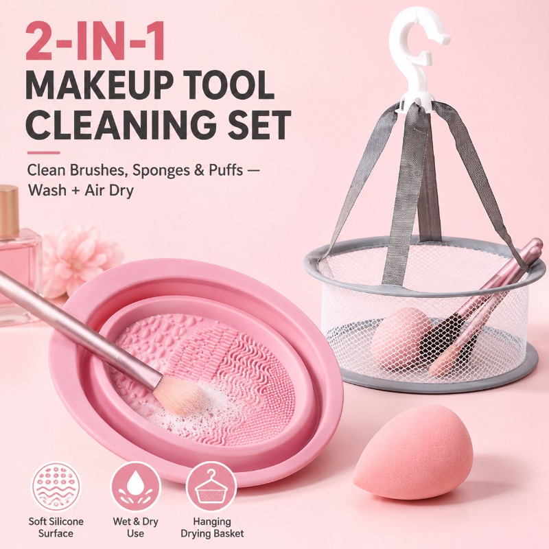 Mangkuk Pembersih Kuas Makeup  - Beauty Makeup Sponge ulasan dan harga