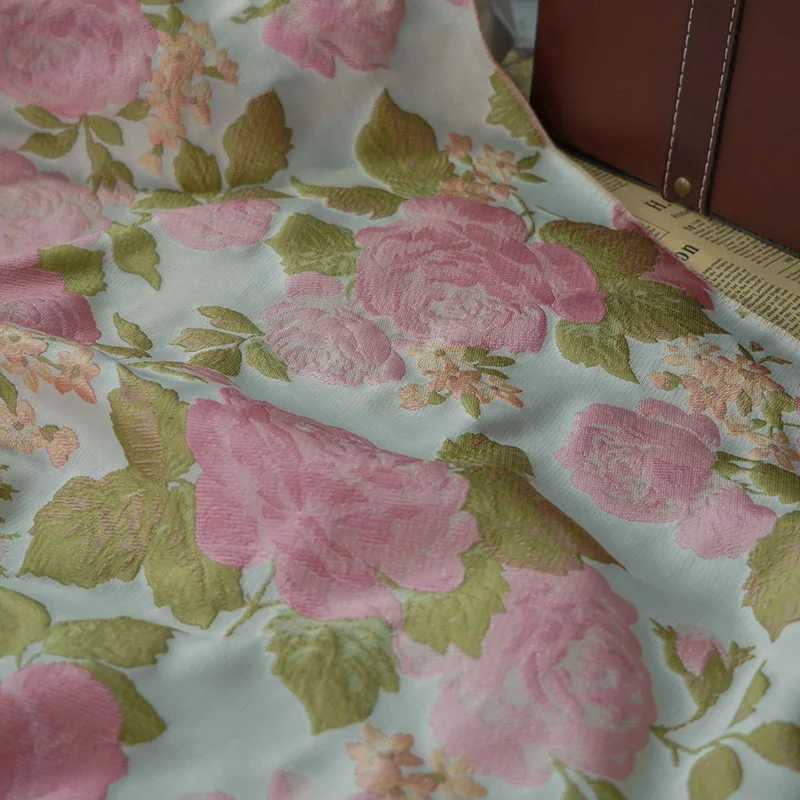 Kain Jacquard celup benang mer - Beauty Flower Makeup ulasan dan harga