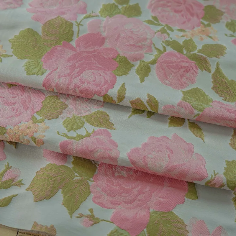 Kain Jacquard celup benang mer - Beauty Flower Makeup ulasan dan harga