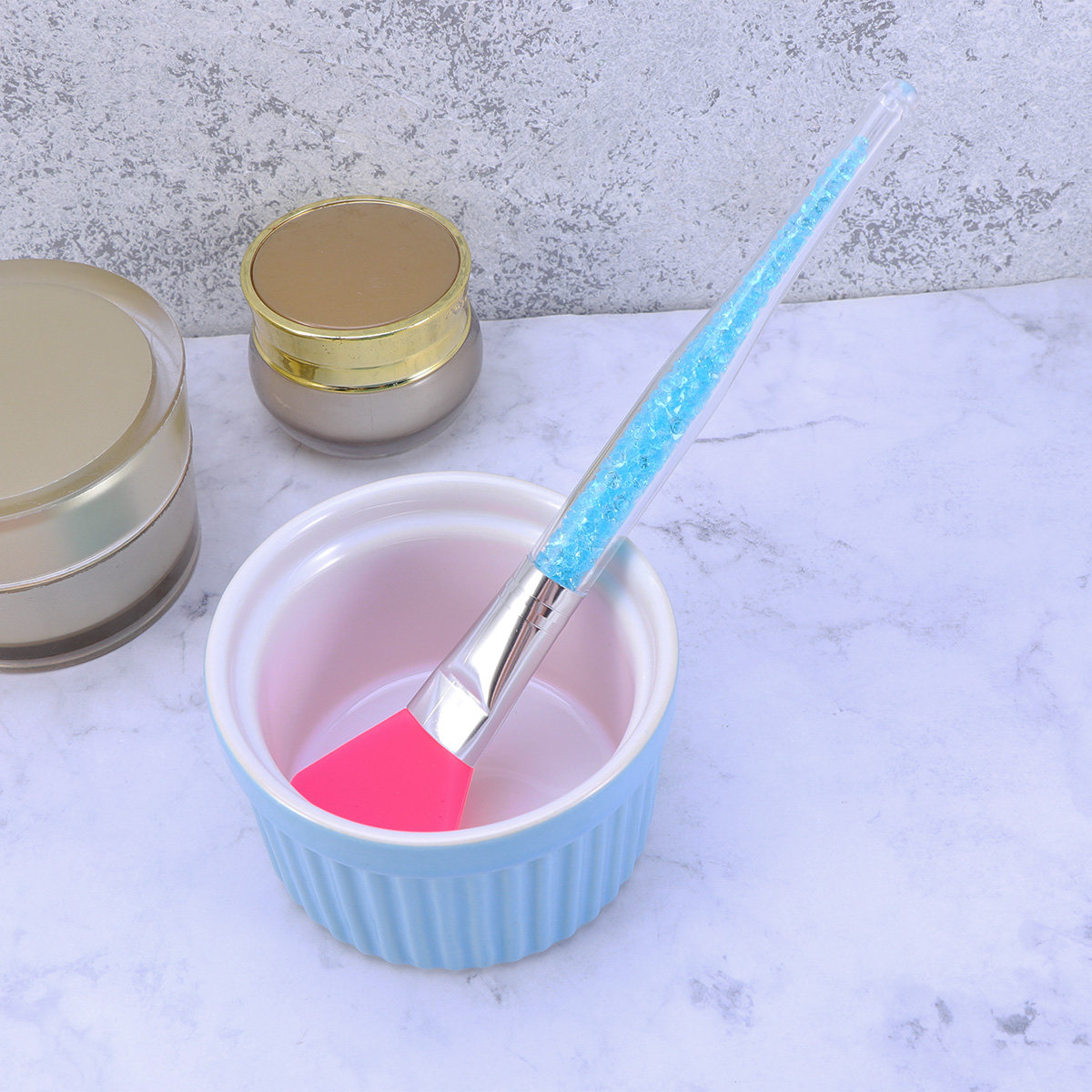 Kuas Masker Wajah Silikon deng - Beauty Makeup Brushes ulasan dan harga