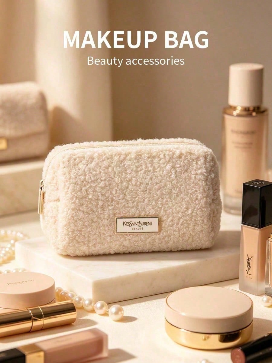 YSL BEAUTE Tas Kosmetik Teddy  - Ysl Beauty Makeup Bag ulasan dan harga