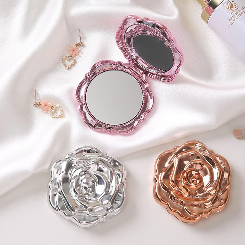 Cermin Mini Portabel Bentuk Bu - Beauty Flower Makeup ulasan dan harga