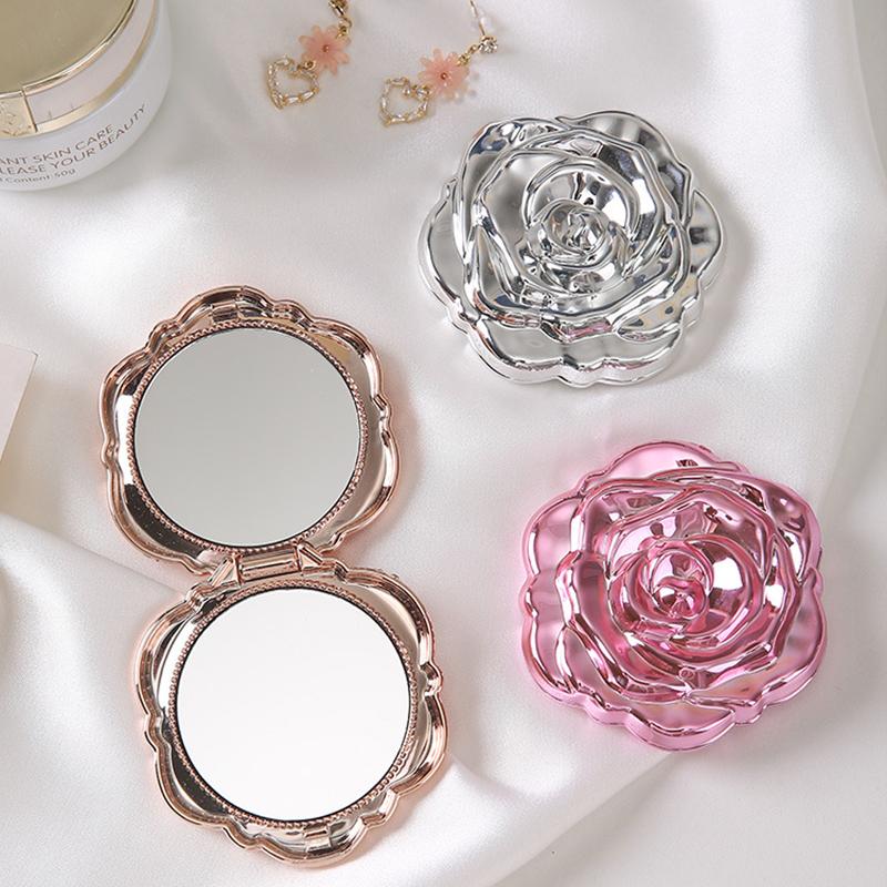 Cermin Mini Portabel Bentuk Bu - Beauty Flower Makeup ulasan dan harga