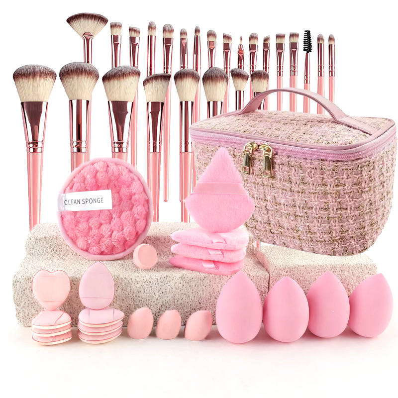 Set Kuas Makeup Gaya Chic deng - Beauty Makeup Brushes ulasan dan harga