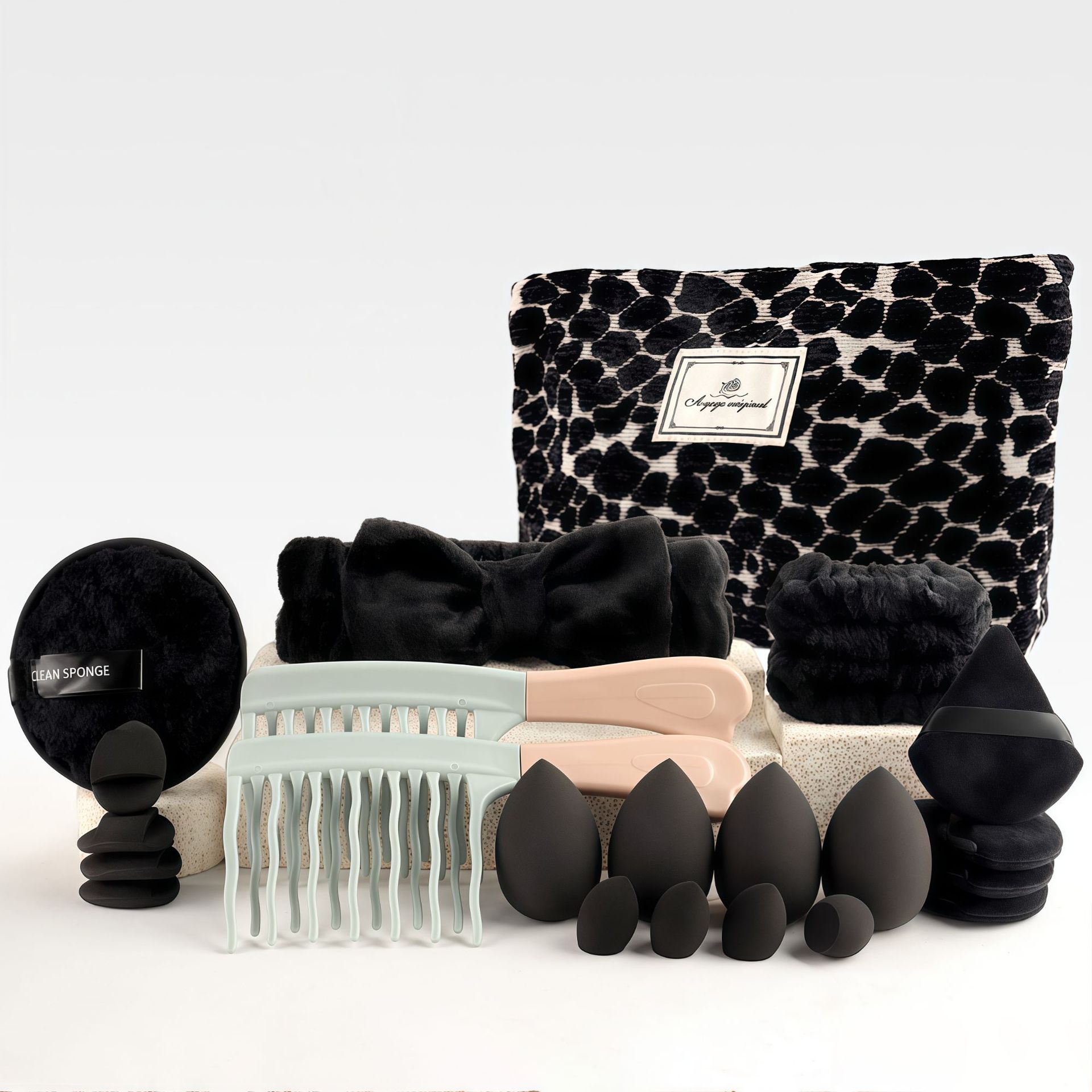 Set Kuas Makeup Gaya Chic deng - Beauty Makeup Brushes ulasan dan harga