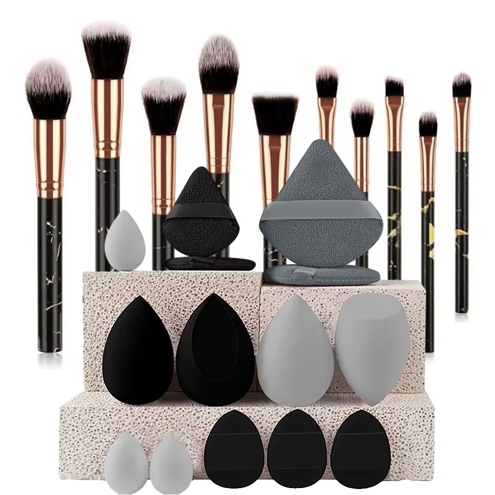 10Pcs Kuas Makeup Marmer untuk - Makeup Beauty Ro ulasan dan harga