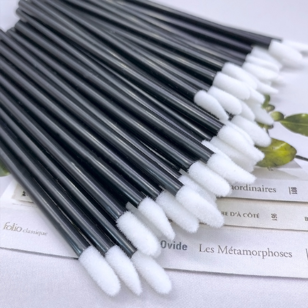 100 Buah Kuas Bibir Sekali Pak - Makeup Brush Set ulasan dan harga