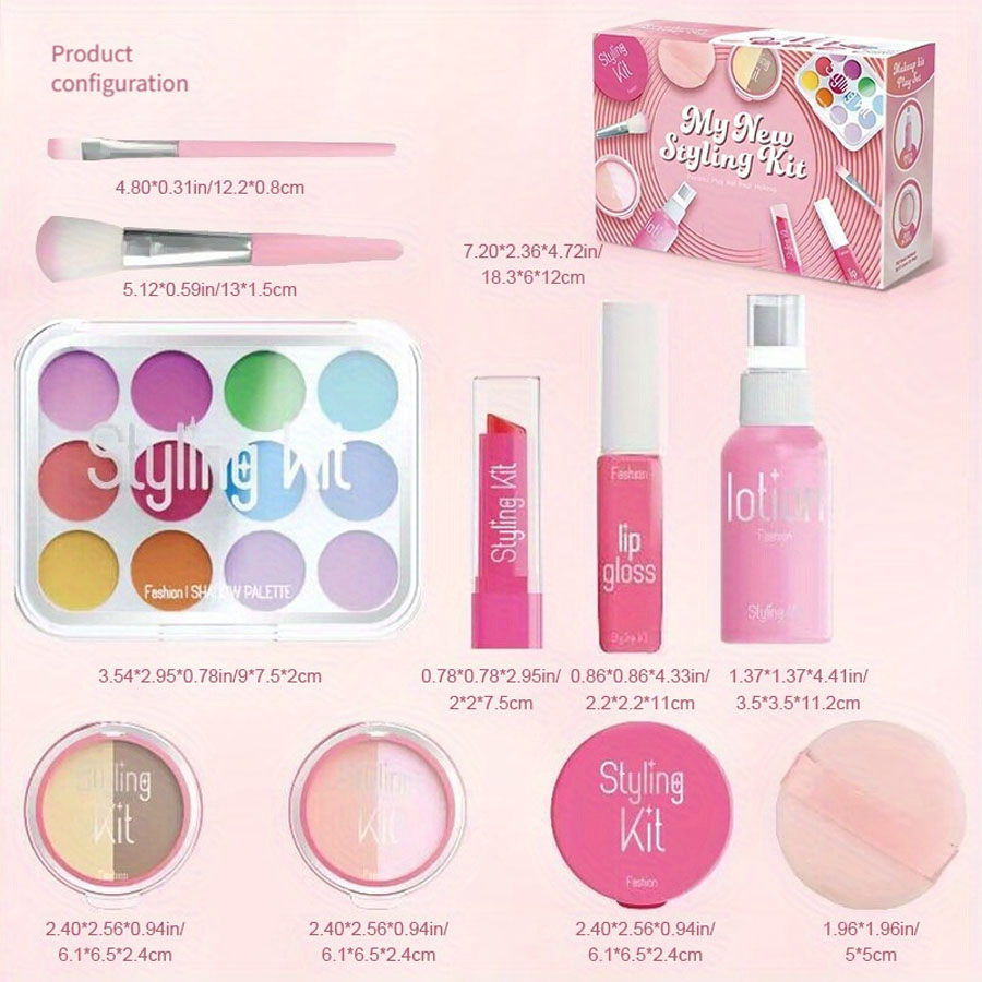 Set mainan riasan anak, Set ma - Beauty Makeup Box Set ulasan dan harga