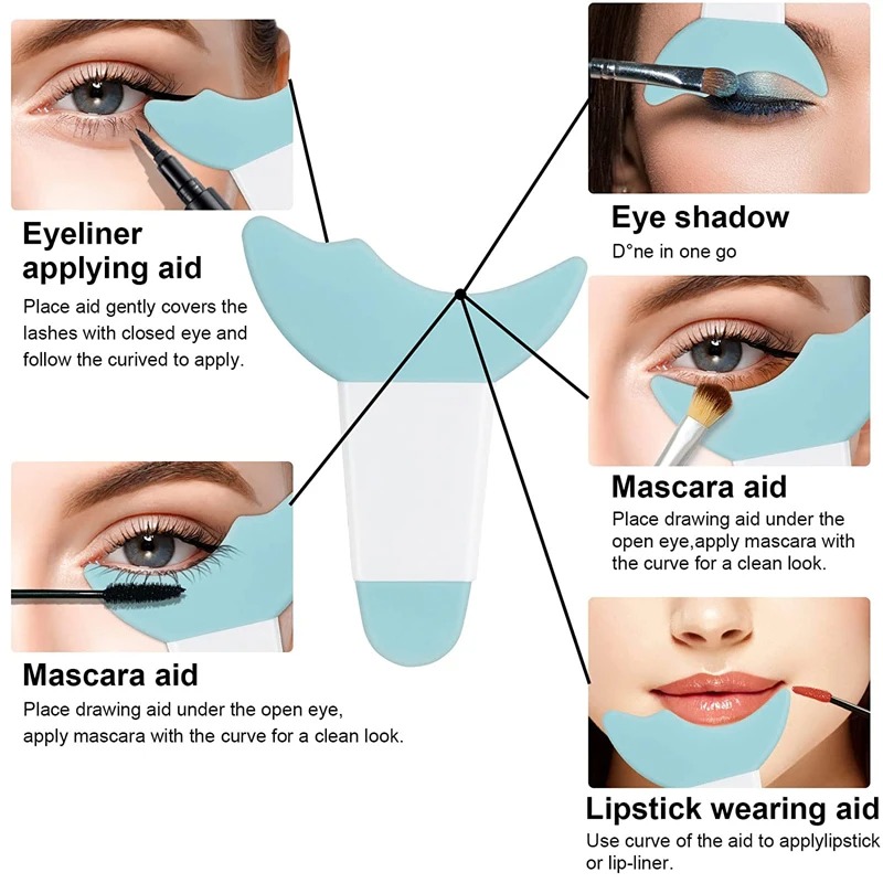 Stensil Riasan Eyeliner Siliko - Beauty Makeup Drawing ulasan dan harga