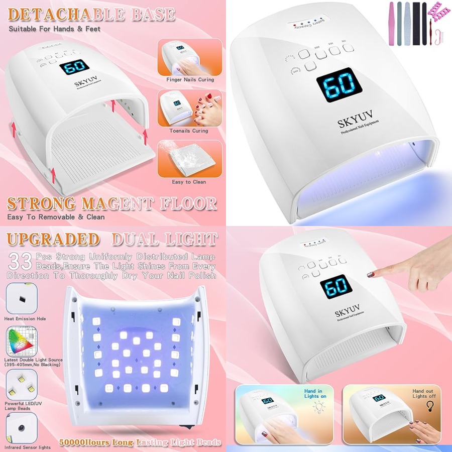 Lampu Kuku UV LED Pengering Ce - Gel Nail Polish ulasan dan harga