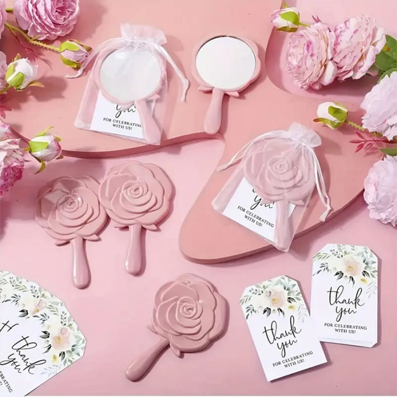 1-20Set Saku Cermin Rias Bunga - Beauty Flower Makeup ulasan dan harga