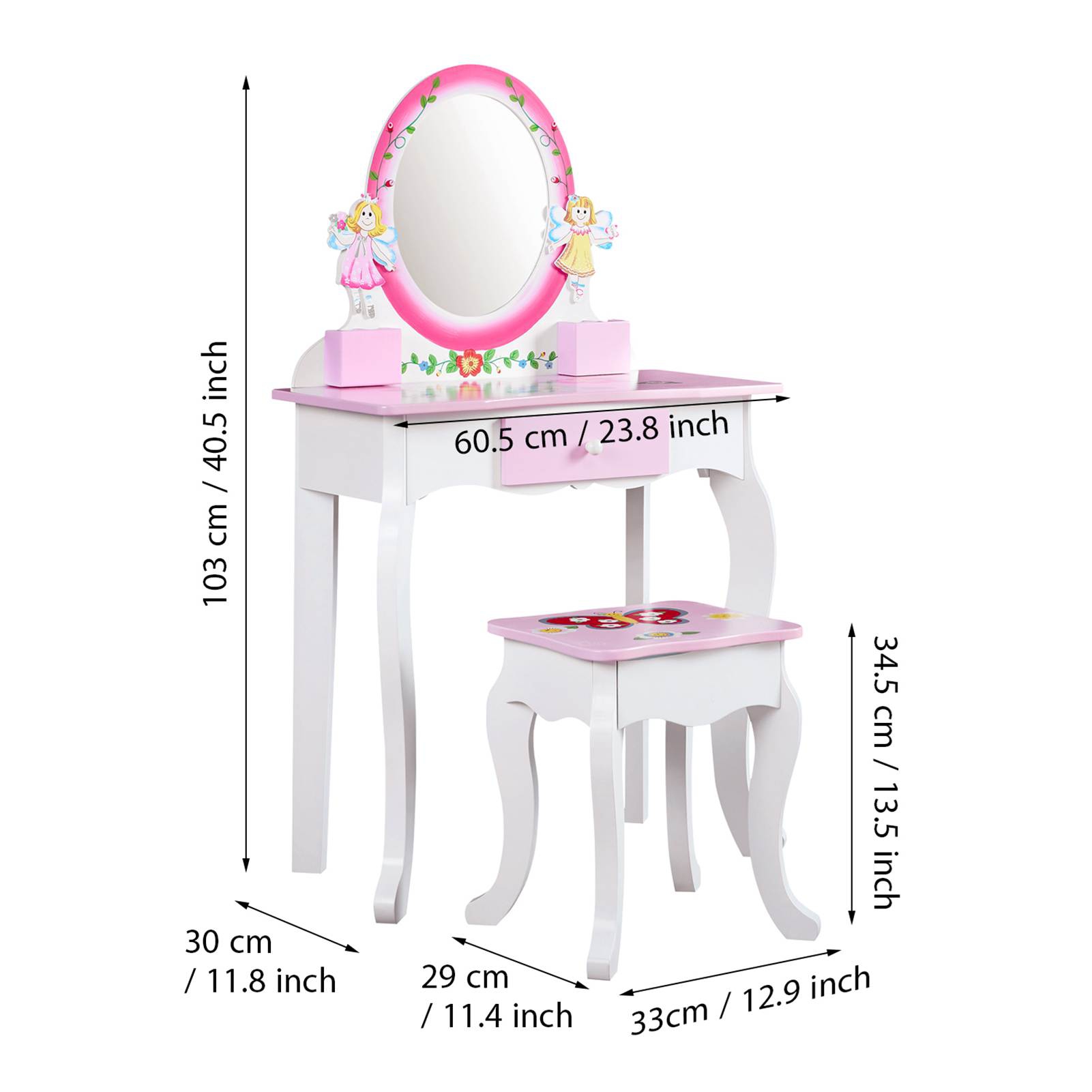 Set Meja Rias Anak Motif Bunga - Beauty Flower Makeup ulasan dan harga