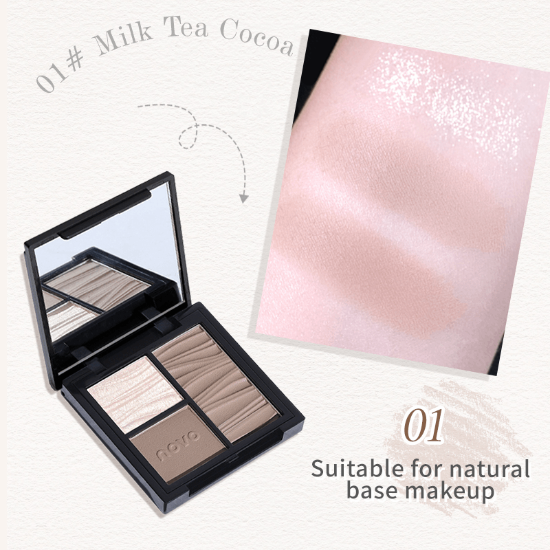 NOVO Disk Rias Tiga Warna Matt - Beauty Makeup Novo ulasan dan harga
