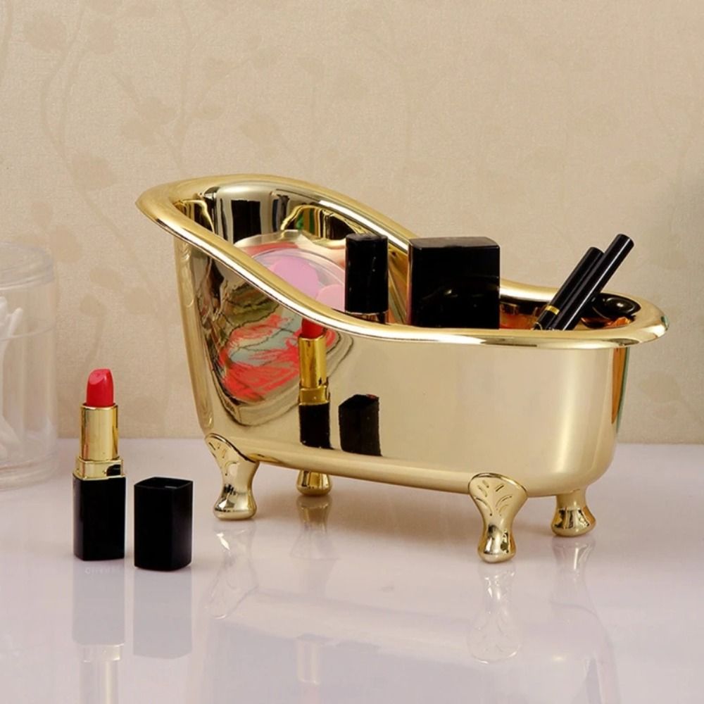 Kotak Kosmetik Mini Emas Bentu - Beauty Makeup Box Set ulasan dan harga