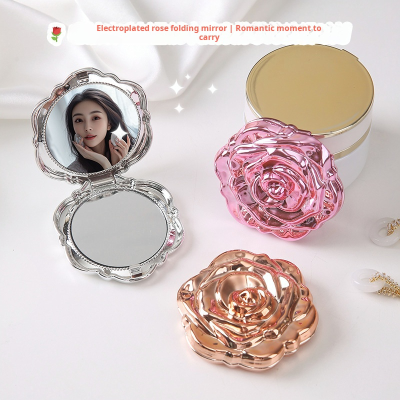 1 Buah Cermin Mini Portabel Bu - Beauty Flower Makeup ulasan dan harga