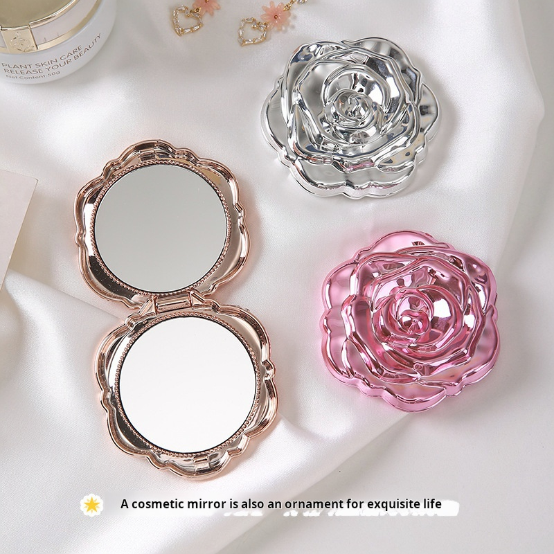 1 Buah Cermin Mini Portabel Bu - Beauty Flower Makeup ulasan dan harga