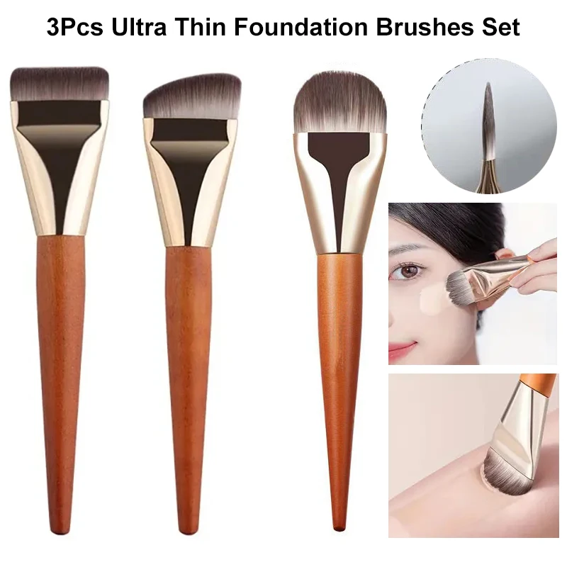 1/2/3 Buah Kuas Foundation Pro - Makeup Beauty Ro ulasan dan harga
