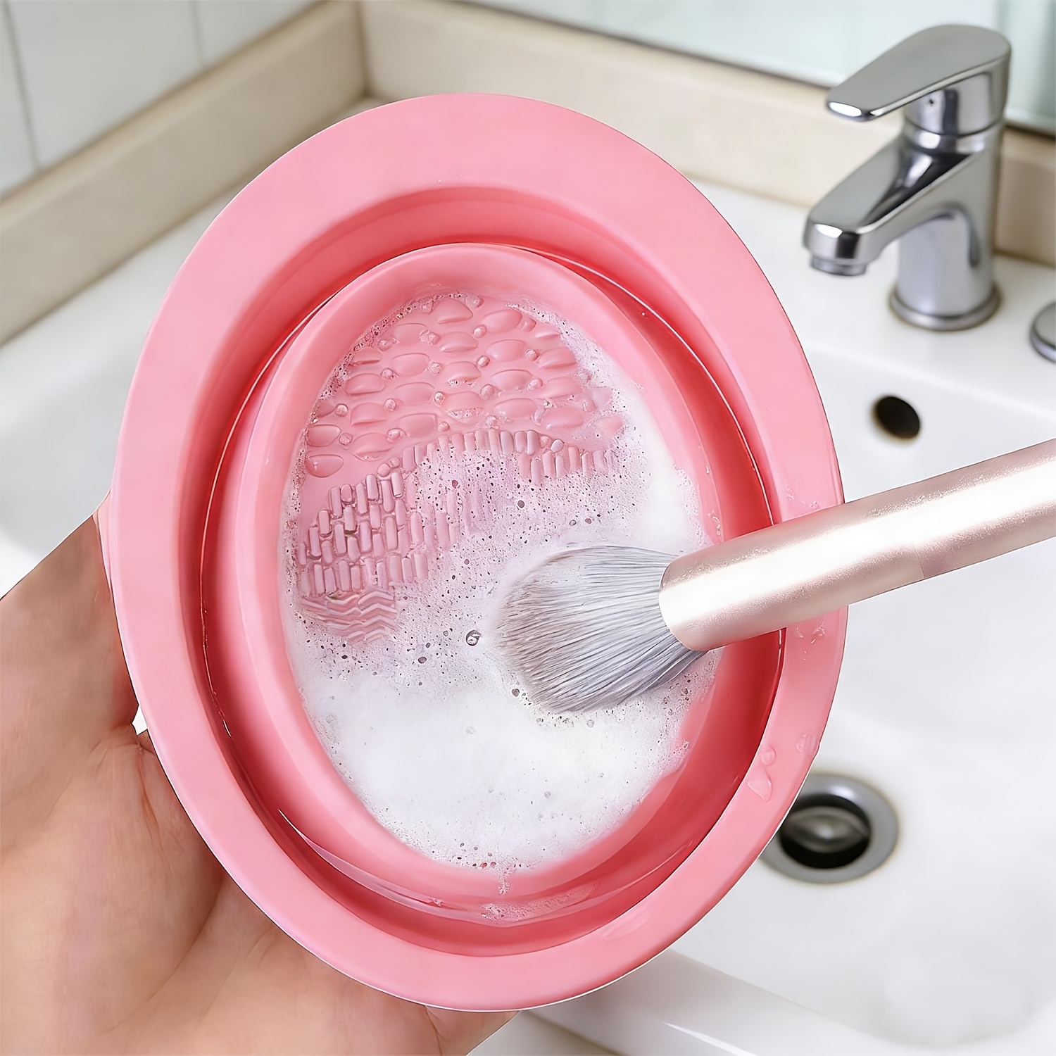 Mangkuk Pembersih Kuas Makeup  - Beauty Makeup Sponge ulasan dan harga