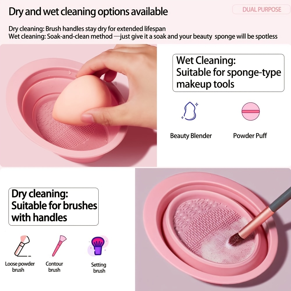 Mangkuk Pembersih Kuas Makeup  - Beauty Makeup Sponge ulasan dan harga