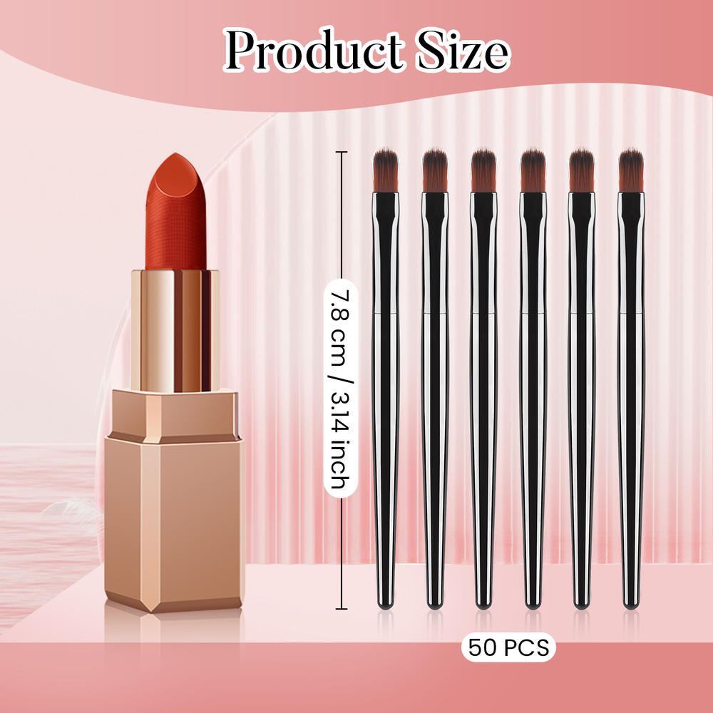 50/100 Buah Set Kuas Bibir Sek - Beauty Makeup Brushes ulasan dan harga