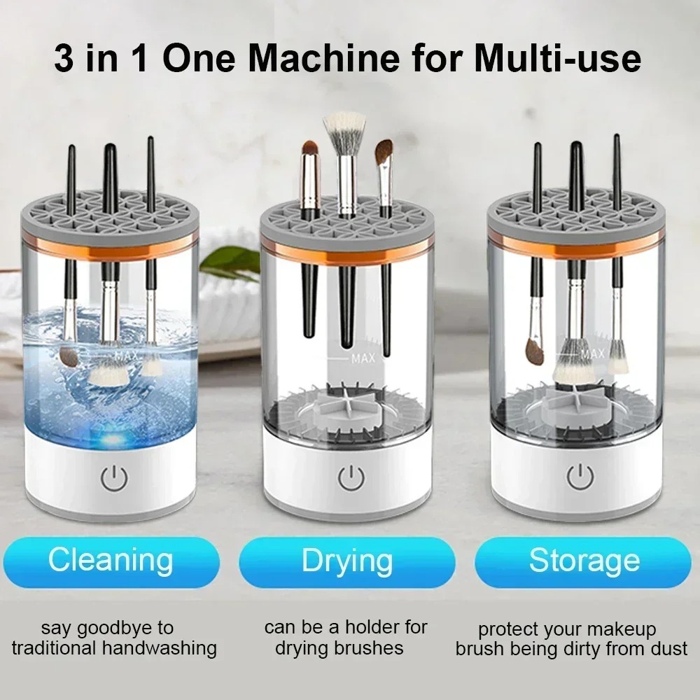 Mesin Pembersih Kuas Makeup El - Makeup Brush Set ulasan dan harga