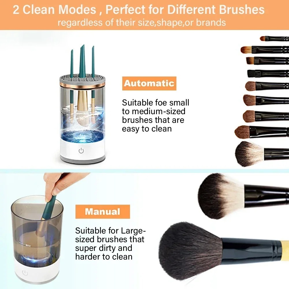 Mesin Pembersih Kuas Makeup El - Makeup Brush Set ulasan dan harga