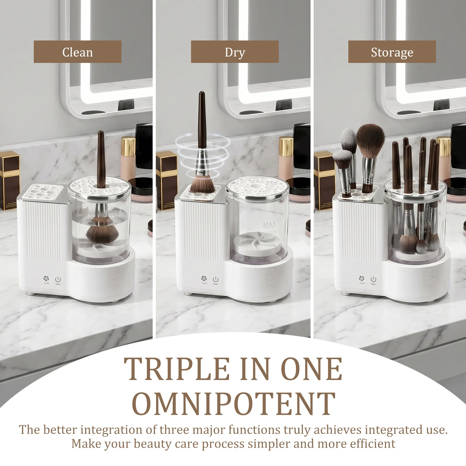 Mesin Pembersih Kuas Makeup El - Beauty Makeup Brushes ulasan dan harga