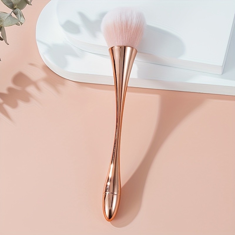 Rose gold Fan kuas Makeup, sik - Beauty Flower Makeup ulasan dan harga