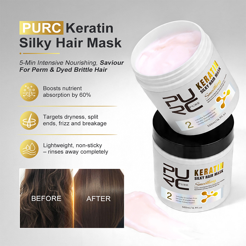 Perawatan Rambut PURC Keratin  - Hair Straightener ulasan dan harga